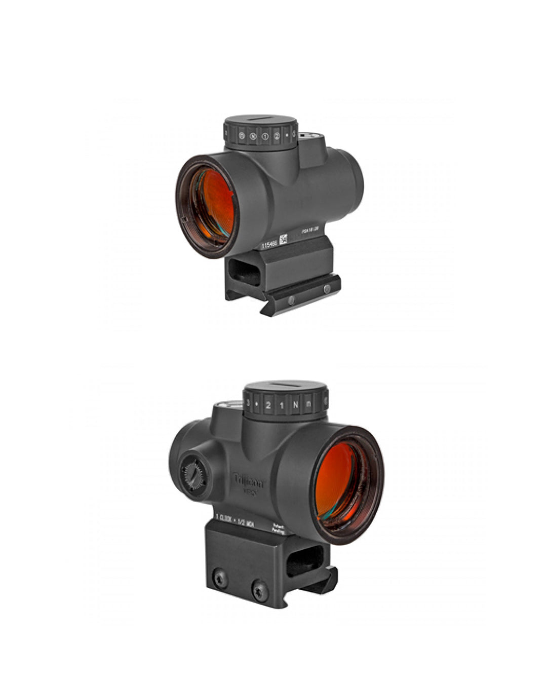 Trijicon MRO HD Red Dot, 1X25, 68MOA Circle With 2MOA Center Dot, Black, Full Co-Witness Mount