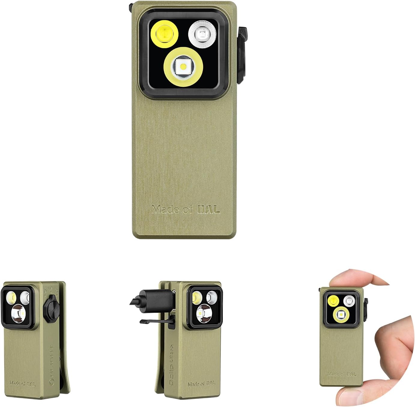 20 ticket Osight K 3 MOA Dot & 32 MOA Circle Multi-Reticle System Red Dot & OLIGHT Oclip Ultra EDC Flashlight Clip-on Light, 530 Lumens
