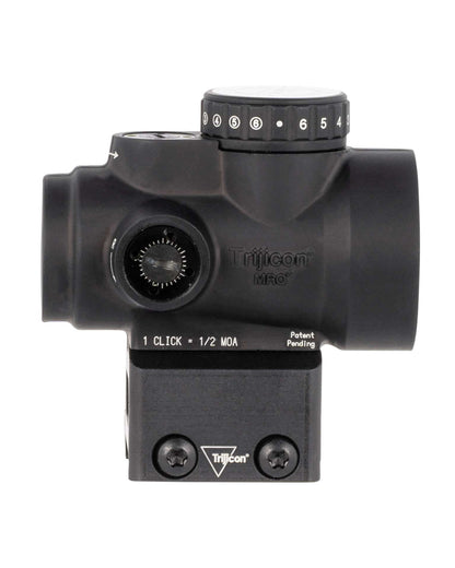 Trijicon MRO HD Red Dot, 1X25, 68MOA Circle With 2MOA Center Dot, Black, Full Co-Witness Mount